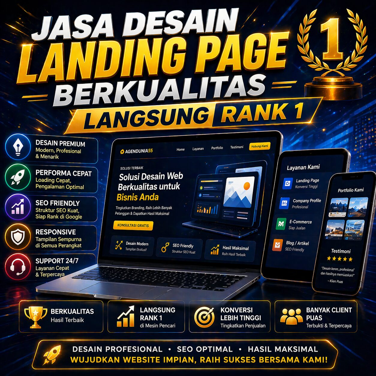 Landing Page yang Menjelaskan Cara Anda Menyusun Halaman agar Ramah bagi Pengunjung yang Sedang Lelah